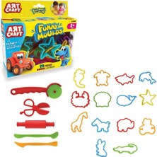 Ototechparca 03299 , Art Craft Eğlenceli Kalıplar 19 Parça / +3 Yaş