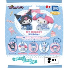 Ototechparca Twinchees My Melody ve Kuromi Mavi Şirin Elbiseli Anahtarlık Figür Serisi