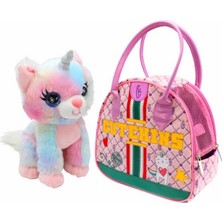 Ototechparca Cutekins Peluş Caticorn Posh Taşıma Çantalı