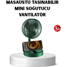 Ototechparca Taşınabilir Katlanabilir Mini Fan 3 Kademeli Şarj Edilebilir