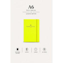 Faber-Castell Faber Ajanda Not Defteri Küçük Boy, Suni Deri, 80 Yaprak, Çizgisiz