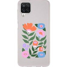 Moonset Samsung Galaxy A22 Uyumlu Baskılı Yumuşak Silikon Şeffaf Telefon Kılıfı