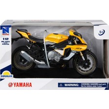 YAMAHA YZF-1 R1 Model Motorsiklet 1/12 Ölçek - Sarı