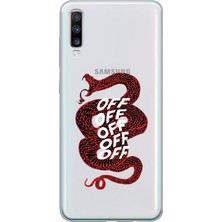 Moonset Samsung Galaxy A50 Uyumlu Baskılı Yumuşak Silikon Şeffaf Telefon Kılıfı