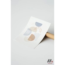 Modiwa Design Minimal Soyut Formlar Yüksek Kalite Duvar Afişi - Modern Ev Dekorasyonu