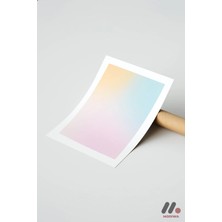 Modiwa Design Gradyan Aura Kompozisyon Yüksek Kalite Duvar Afişi - Kişiye Özel Hediye