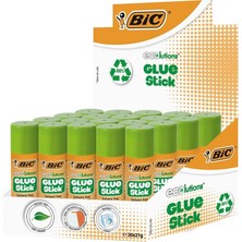 Bic Eco Glue Stick 21 Gr Yapıştırıcı 20'li Kutu Çocuklar İçin Solvent İçermeyen Ergonomik Tasarım