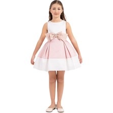 Pamina Kız Çocuk Pembe Abiye Elbise 33172PR