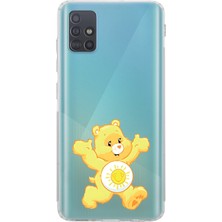 Moonset Samsung Galaxy A71 Uyumlu Baskılı Yumuşak Silikon Şeffaf Telefon Kılıfı