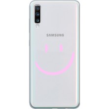 Moonset Samsung Galaxy A50 Uyumlu Baskılı Yumuşak Silikon Şeffaf Telefon Kılıfı