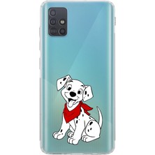 Moonset Samsung Galaxy A71 Uyumlu Baskılı Yumuşak Silikon Şeffaf Telefon Kılıfı