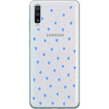 Moonset Samsung Galaxy A50 Uyumlu Baskılı Yumuşak Silikon Şeffaf Telefon Kılıfı