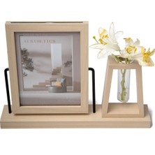 Deconore Frame & Flora Askılı Fotoğraf Çerçevesi ve Vazo 5''x7''