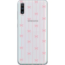 Moonset Samsung Galaxy A50 Uyumlu Baskılı Yumuşak Silikon Şeffaf Telefon Kılıfı