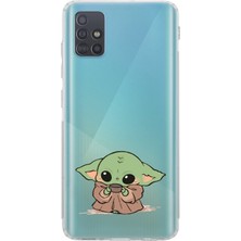 Moonset Samsung Galaxy A71 Uyumlu Baskılı Yumuşak Silikon Şeffaf Telefon Kılıfı