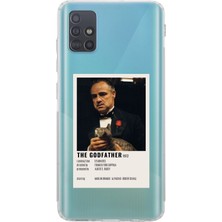 Moonset Samsung Galaxy A51 Uyumlu Baskılı Yumuşak Silikon Şeffaf Telefon Kılıfı