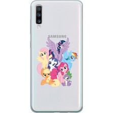 Moonset Samsung Galaxy A50 Uyumlu Baskılı Yumuşak Silikon Şeffaf Telefon Kılıfı