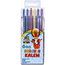 Nova Color NC-2121 Burgulu Kalem 6li Paket