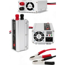 Ototechparca Taşınabilir 500W 12V Dc 220V Ac Inverter USB Çıkışlı Fanlı Akü Dönüştürücü Araç Kar