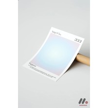 Modiwa Design Melek Sayısı 333 Posteri, Çerçevesiz Yüksek Kalite Duvar Afişi - Kişiye Özel Hediye