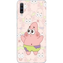 Moonset Samsung Galaxy A70 Uyumlu Baskılı Yumuşak Silikon Şeffaf Telefon Kılıfı