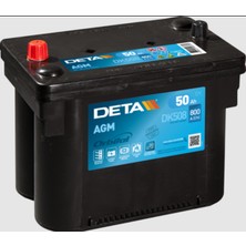 Deta 12V 50 Ah 800A Start Stop Agm G34 Orbıtal DK508