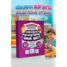 Farbu Oyuncak Kıblegah Elif Ba 60 Parça Eğitici Eşleştirme Algı Becerisi Gelişimini Destekleyen Oyun Seti