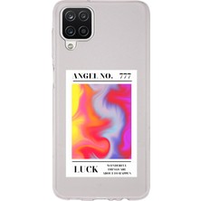 Moonset Samsung Galaxy A22 Uyumlu Baskılı Yumuşak Silikon Şeffaf Telefon Kılıfı