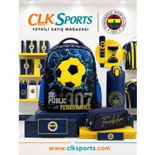 Fenerbahçe Lisanslı Anaokulu Çantası, Çift Gözlü Kalem Çantası - Çelik Matara 500 ml Hediye