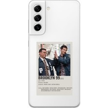 Moonset Samsung Galaxy S21 Uyumlu Baskılı Yumuşak Silikon Şeffaf Telefon Kılıfı
