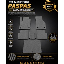 Guerrino Mercedes-Benz/c SERİSİ-W205-(2014-2021) Için Yeni Nesil Eva Ful Paspas Seti-Bagajlı-(Metal Topukluk Hariç)