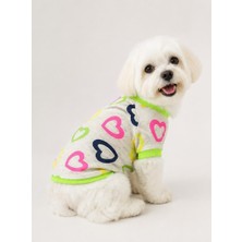 Miniş Kalpli Küçük Köpek Sweatshirtü