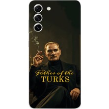 Moonset Samsung Galaxy S21 Uyumlu Baskılı Yumuşak Silikon Şeffaf Telefon Kılıfı
