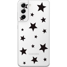 Moonset Samsung Galaxy S22 Uyumlu Baskılı Yumuşak Silikon Şeffaf Telefon Kılıfı