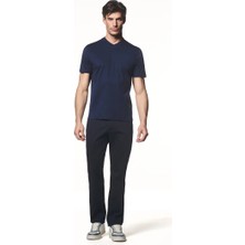 Liwali Modal Karışımlı V Yaka T-Shirt