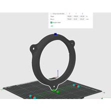 Demirhan3D 🔊 Petg Renault Clio 4 Ön Kapı 165 mm Hoparlör Adaptörü | M4 Vidalı Montaj | Isıya ve Suya Dayanıklı