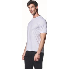 Liwali Kontrast Detaylı Pamuk Modal T-Shirt