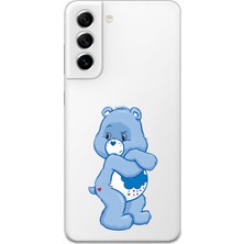 Moonset Samsung Galaxy S21 Fe Uyumlu Baskılı Yumuşak Silikon Şeffaf Telefon Kılıfı