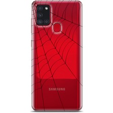 Moonset Samsung Galaxy A21S Uyumlu Baskılı Yumuşak Silikon Şeffaf Telefon Kılıfı