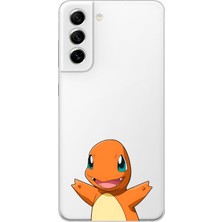 Moonset Samsung Galaxy S22 Uyumlu Baskılı Yumuşak Silikon Şeffaf Telefon Kılıfı