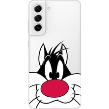 Moonset Samsung Galaxy S21 Uyumlu Baskılı Yumuşak Silikon Şeffaf Telefon Kılıfı