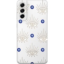 Moonset Samsung Galaxy S22 Uyumlu Baskılı Yumuşak Silikon Şeffaf Telefon Kılıfı