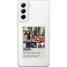 Moonset Samsung Galaxy S22 Uyumlu Baskılı Yumuşak Silikon Şeffaf Telefon Kılıfı