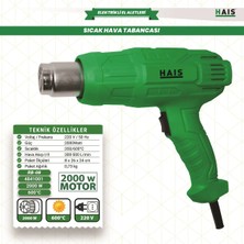 HAIS Sıcak Hava Tabancası Haıs RB08 2000 Watt