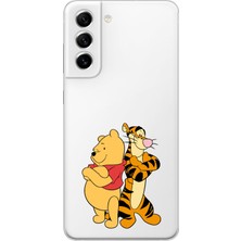 Moonset Samsung Galaxy S21 Uyumlu Baskılı Yumuşak Silikon Şeffaf Telefon Kılıfı