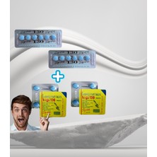 Panery Mavı Kobra 130_MG 6'lı Tablet x 2 Dizi + Veg_a 100'MG 4'lü Tablet x 2 Dizi Sertlestırıci2'li Set Performansa_destek_geçıktırıcı6 Daha Fazla Kuvvêt_ve İSTÊK6_GIZLIPAKT_VIÂGR'A4_ÇIÂLIŞ5_LIFT'A7_20MG