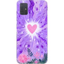 Moonset Samsung Galaxy M31S Uyumlu Baskılı Yumuşak Silikon Şeffaf Telefon Kılıfı