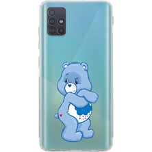 Moonset Samsung Galaxy M51 Uyumlu Baskılı Yumuşak Silikon Şeffaf Telefon Kılıfı