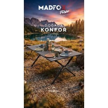 Madfox Foldex Katlanabilir Alüminyum Kamp Masası (6 Kişilik)