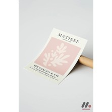 Modiwa Design Matisse The Cut-Outs Pembe, Çerçevesiz Yüksek Kalite Duvar Afişi - Sanatsever Hediyesi